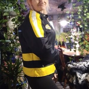 Harley-Davidson Black and Yellow Riding Jacket